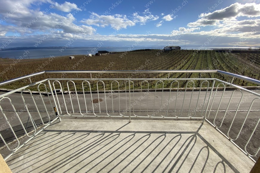 Appartement de 3 pièces, 63 m2, à Auvernier - Balcon - terrasse 