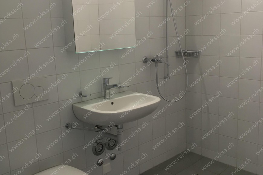 Appartement de 3 pièces, 69.9 m2, à Bôle - Salle de bain 