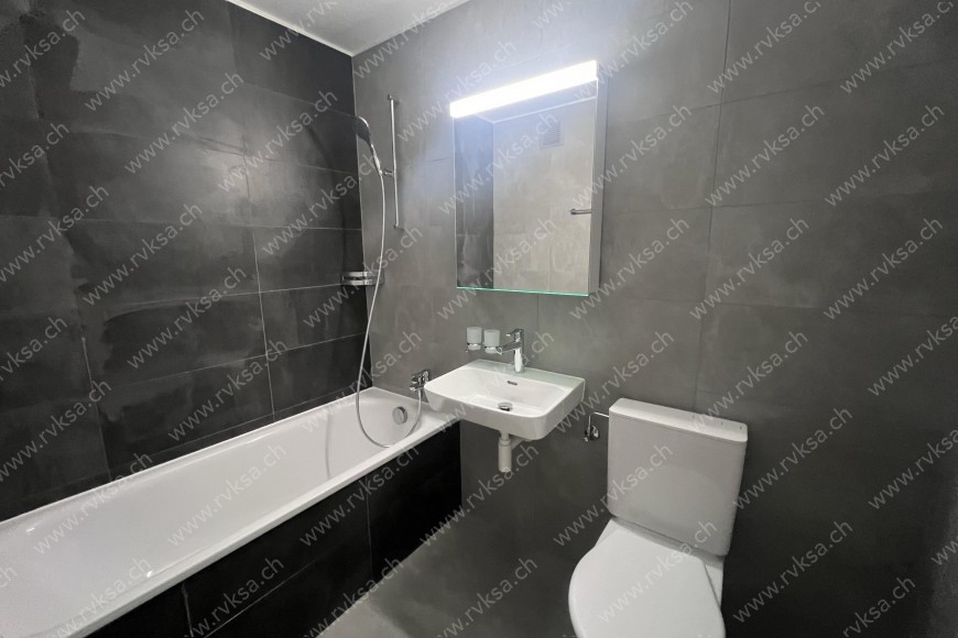 Appartement de 2 pièces, 45 m2, à Hauterive Appartement de 2 pièces, 45 m2, à Hauterive - Salle de bain