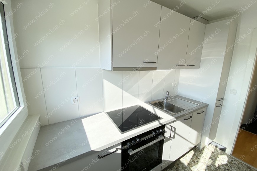 Appartement de 2 pièces, 43 m2, à Bôle - Cuisine 