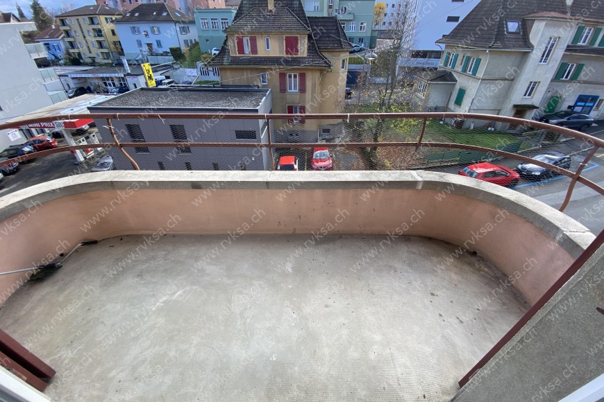 Appartement de 3 pièces, 63 m2, à Neuchâtel - Balcon - terrasse 