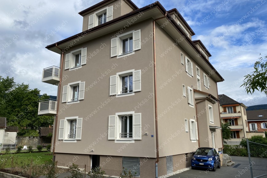 Appartement de 3 pièces, 63.3 m2, à Boudry Bâtiment Appartement de 3 pièces, 63.3 m2, à Boudry
