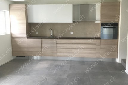 Appartement de 2.5 pièces, 53.22 m2, à Neuchâtel - Cuisine Séjour 
