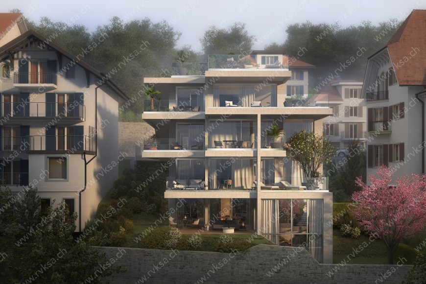 Photomontage - Vue de puis Sud