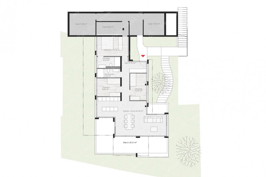 Plan Rez-de-chaussée
