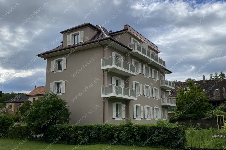 Appartement de 4 pièces, 77.5 m2, à Boudry Bâtiment Appartement de 4 pièces, 77.5 m2, à Boudry