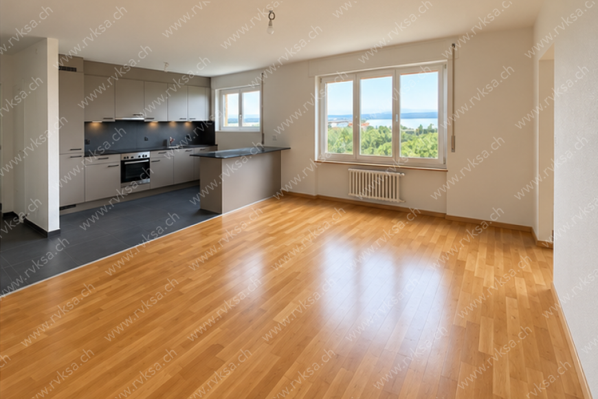 Appartement de 4 pièces, 76 m2, à Auvernier Appartement de 4 pièces, 76 m2, à Auvernier - Séjour