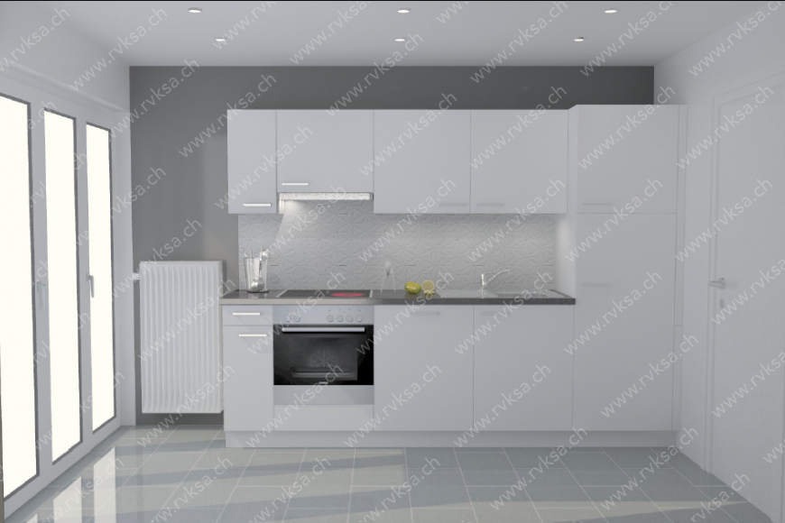 Appartement de 3 pièces, 59 m2, à Cornaux Appartement de 3 pièces, 59 m2, à Cornaux - Cuisine