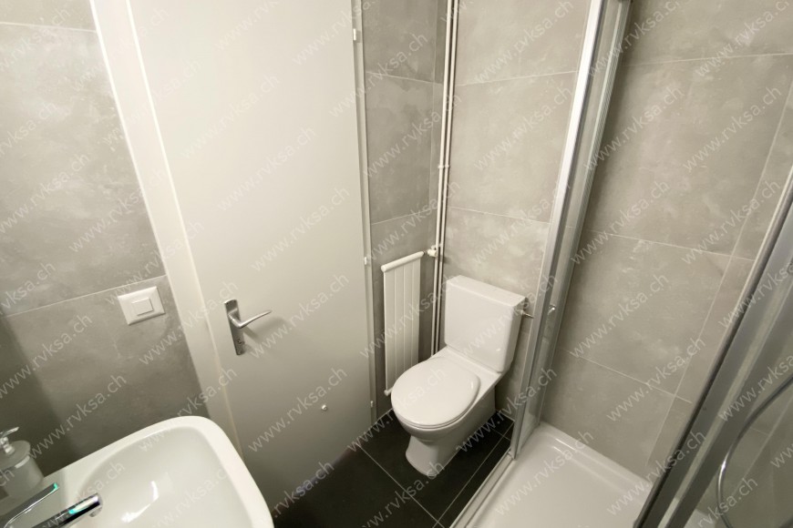 Appartement de 2 pièces, 43 m2, à Bôle Appartement de 2 pièces, 43 m2, à Bôle - Salle de bain