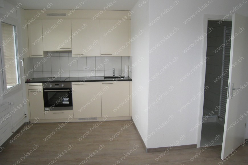 Appartement de 1 pièce, 20 m2, à Hauterive - Cuisine 