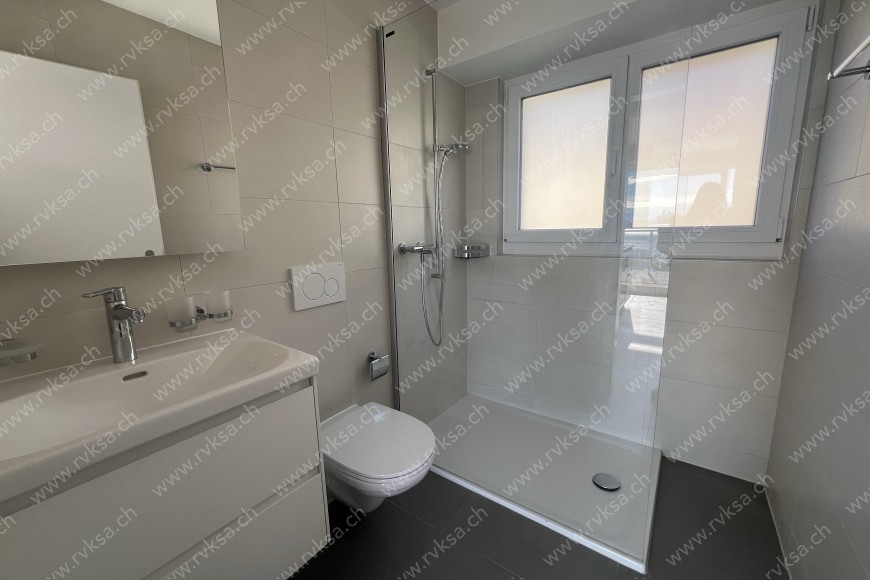 Appartement de 2 pièces, 32.8 m2, à Neuchâtel - Salle de bain 