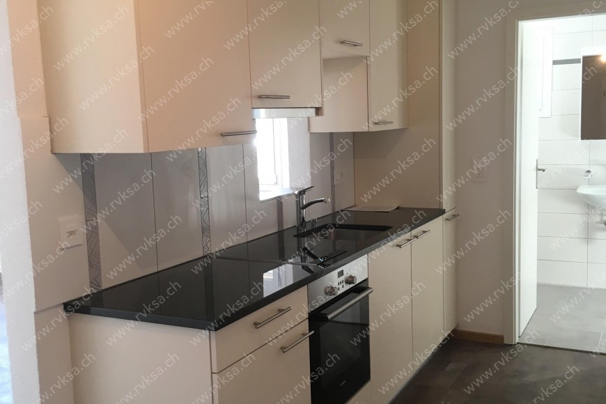 Appartement de 1.5 pièces, 37 m2, à Hauterive - Cuisine Séjour 