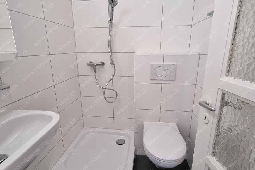 Appartement de 1 pièce, 19 m2, à Neuchâtel Appartement de 1 pièce, 19 m2, à Neuchâtel - Salle de bain