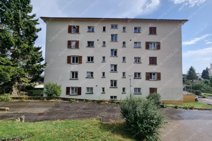 Appartement de 4 pièces, 74 m2, à Les Geneveys-sur-Coffrane Bâtiment Appartement de 4 pièces, 74 m2, à Les Geneveys-sur-Coffrane