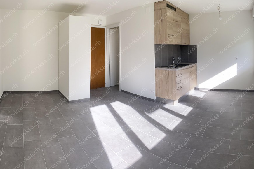 Appartement de 1 pièce, 25 m2, à Cortaillod Appartement de 1 pièce, 25 m2, à Cortaillod - Cuisine Séjour