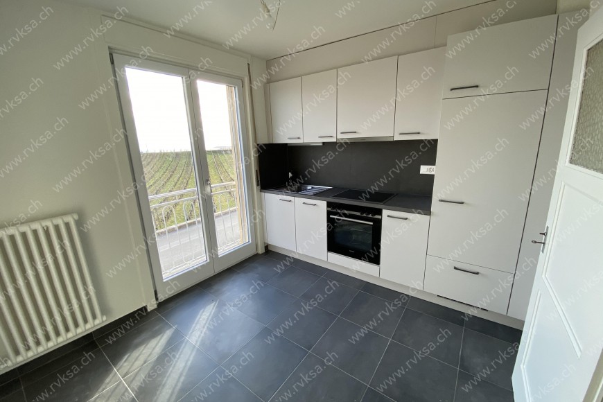 Appartement de 1 pièce, 32 m2, à Auvernier - Séjour 