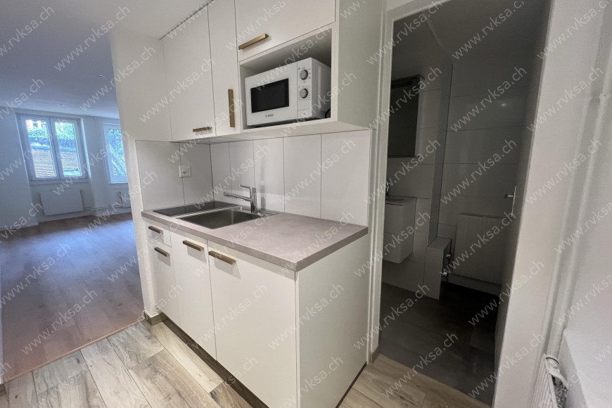 Appartement de 1 pièce, 21.04 m2, à Neuchâtel Appartement de 1 pièce, 21.04 m2, à Neuchâtel - Cuisine