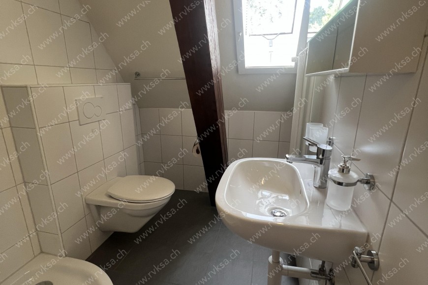 Appartement de 2 pièces, 32 m2, à Neuchâtel Appartement de 2 pièces, 32 m2, à Neuchâtel - Salle de bain