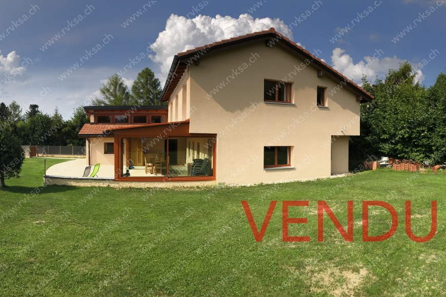 Sous-le-Signal N° 6 / Vue Sud avec véranda couverte